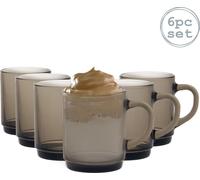 Duralex Versailles 4020CR06 Lot de 6 tasses en verre fumé 260 ml
