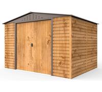 Duramax Abri de jardin en métal effet bois Duramax Alpine 7,8 m² - ALPINE_BOIS_10x8