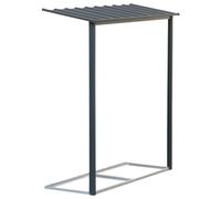 Duramax Alpine Extension de auvent 2 x 6 (1,04 m²), Convient pour abri de Jardin Alpine 8 x 6, en Acier galvanisé à Chaud, Toit renforcé Solide, sans Entretien, Anthracite