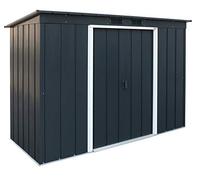 Abri de jardin - Métal - DURAMAX - 3,25 m² - 0,33 mm - Anthracite - DUECOPENT84PR