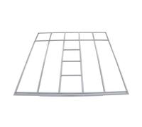 Duramax - Structure de Sol pour Niche - Métal - Gris - 10 x 12 cm