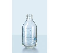 Duran 10 943 67 Pressure Plus Laboratoire flasche1 avec filetage GL 45 DIN sans bouchon et bec verseur avec bague, contenu Marron 250 ml (Lot de 10)