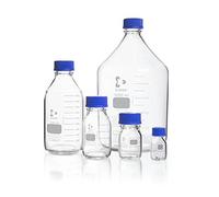 DURAN DWK Life Sciences SD-0808 Bouteille de laboratoire avec bouchon à vis et anneau verseur, filetage GL 45, hauteur 230 mm x diamètre 101 mm, capacité 1000 ml