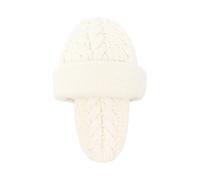 Duran Lantink - Bonnet en maille torsadée - unisex - Accessoires - Blanc - Taille: S