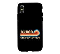 Duran Retro 70s 80s Sunset Stripe Coque pour iPhone X/XS