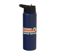 DURAN Retro 70s 80s Sunset Stripe Stainless Steel Insulated Water Bottle