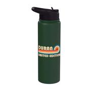 DURAN Retro 70s 80s Sunset Stripe Stainless Steel Insulated Water Bottle