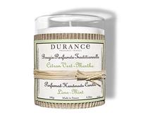 DURANCE Bougie Parfumée Citron Vert Menthe