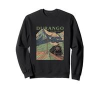 Durango Colorado Vintage Train à Vapeur Mountain Railroad Sweatshirt