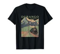 Durango Colorado Vintage Train à Vapeur Mountain Railroad T-Shirt