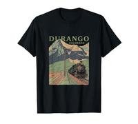 Durango Colorado Vintage Train à Vapeur Mountain Railroad T-Shirt Graphique avec Valeur
