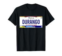Durango México License Plate Aesthetic Mexicans Souvenir T-Shirt
