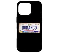 Durango Mexico License Plate Mexican Travel Vacation Beach Coque pour iPhone 16 Pro