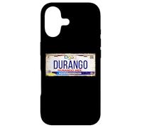 Durango Mexico License Plate Mexican Travel Vacation Beach Coque pour iPhone 17