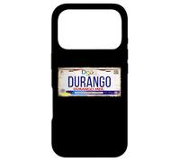 Durango Mexico License Plate Mexican Travel Vacation Beach Coque pour iPhone 17 Pro