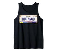 Durango Mexico License Plate Mexican Travel Vacation Beach Débardeur