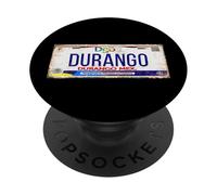 Durango Mexico License Plate Mexican Travel Vacation Beach PopSockets PopGrip Adhésif