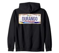 Durango Mexico License Plate Mexican Travel Vacation Beach Sweat à Capuche