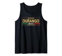 Durango Mexico License Plate Mexicans Souvenir Mexicans Débardeur