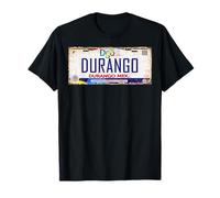 Durango Mexico License Plate Mexicans Souvenir Mexicans T-Shirt