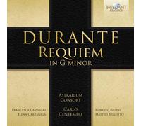 Durante: Requiem in G Minor by Francesco Durante [CD] NEUF