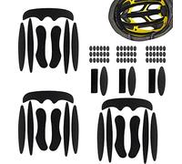 DURANTEY Coussinet de Casque de Vélo, 3 Kit de Coussinets de Mousse de Casque de Vélo Rembourrage en Mousse pour Casque de Vélo Coussinets de Moto Universel Mousse pour La Protection
