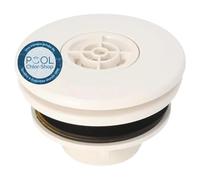 Duraol Buse de refoulement avec Grille I Blanc I Buse d’entrée réglable pour Piscine avec Liner, Bassin en béton ou en Polyester I Buse en ABS avec Bride, Joints et vis