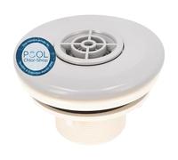 Duraol Buse de refoulement avec Grille I Gris Clair I Buse d’entrée réglable pour Piscine avec Liner, Bassin en béton ou en Polyester I Buse en ABS avec Bride, Joints et vis