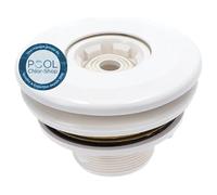 Duraol Buse de refoulement sans Grille I Blanc I Buse d’entrée réglable pour Piscine avec Liner, Bassin en béton ou en Polyester I Buse en ABS avec Bride, Joints et vis