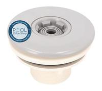 Duraol Buse de refoulement sans Grille I Gris Clair I Buse d’entrée réglable pour Piscine avec Liner, Bassin en béton ou en Polyester I Buse en ABS avec Bride, Joints et vis