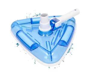 Duraol Triangle d'aspiration de Sol de Piscine I Brosse de Piscine de Haute qualité pour Toutes perches télescopiques I Aspirateur de Sol avec 7 brosses I Maniable pour Un Nettoyage Optimal
