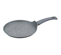 Durapietra Crêpe 25cm En Aluminium,Poêle Antiadhésive Pour Crêpes Forgée À Haute Épaisseur,Effet Pierre Et Poignée Soft Touch,Pour