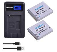Durapro 2 Pack NB-6l NB-6lh Batterie + Chargeur USB LCD pour Canon PowerShot sx500 is, sx710 HS, sx520 HS, sx530 HS, sx510 HS, S120, sx700 HS, sx610 HS, sx600 HS, D30 et S95 caméras