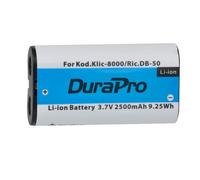 DuraPro Batterie KLIC-8000 KLIC8000 2500 mAh pour Kodak Easyshare Zx1, Z612 Zoom, Z885, Z812 is, Z1012 is, Z1085 is, Z1015 is, Z1485 is, Z8612 is, Z712 is