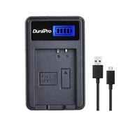 DuraPro LP-E10 Chargeur de batterie rapide LCD pour appareil photo reflex numérique Canon EOS 1100D, 1200D, EOS Rebel T3, EOS Rebel T5, Kiss X50, Kiss X70
