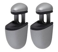 DuraSec Aline Select Mini Barres de support pour étagère Boards, 4-24 mm, argent, 2 rouleaux par emballage