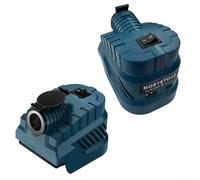 Durashmall Adaptateur convertisseur de batterie 15-21 V avec port USB pour Bosch BL1830 BL1840B BL1850 et 48-11-1862 130 W onduleur pour voiture camping (pour bat622)