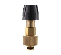 Durashmall Adaptateur de nettoyeur haute pression TR22 filetage femelle vers connecteur de buse HD en laiton massif anti-fuite haute pression pour outils de nettoyage de jardin