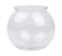 Durashmall Aquarium rond en polycarbonate haute transparence anti-explosion anti-chute pour la maison, le bureau, la pêche en plein air, 12 5 x 10 cm (taille L)