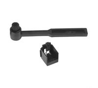 Durashmall ATN3600LE Aiguille de rechange ovale pour tourne-disque Audio Technica ALE33 AT LP60X LP60 PL300 Série Son améliorée 0,3 x 0,7 Pointe conique en fibre de carbone émeri (aiguille + brosse)