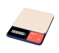 Durashmall Balance alimentaire de précision 5 kg 0,1 g avec grand écran LCD de conversion multi-unités rechargeable par USB Bleu
