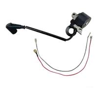 Durashmall Bobine d'allumage haute tension compatible avec tronçonneuse MS660 MS460 MS650 066MS MS046 Pièce de rechange pour une sortie d'étincelle efficace Installation facile Noir an (A)