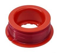 Durashmall Bobine de fil unique et fil pour Flymo Trim ET21 FLY031 - 5 m - 1,5 mm de diamètre - En nylon - Pièce de rechange pour tondeuse Flymo Trim ST - Accessoire de jardin - Rouge