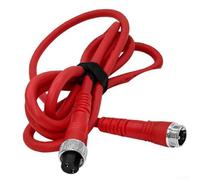 Durashmall Bobine de ligne de pêche électrique en cuivre PVC avec connecteurs à 2 trous pour Daiwa et Ecooda, câble flexible pour pêche en bateau de mer (1,5 mètre)