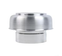 Durashmall Bouchon de cheminée rond en aluminium de 13 cm de diamètre extérieur de 23 x 23 x 15 cm, résistant à la rouille, à l'oxydation, pour conduits de cheminée résidentiels, débris d'eau et