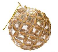 Durashmall Boules de Noël en Verre Transparent de 8 cm, Boules Décoratives Rondes et Transparentes à Suspendre pour Sapin de Noël, Mariage, Fête ou Décoration de Table pour la Maison ou Le