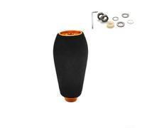 Durashmall Bouton de moulinet de pêche EVA de rechange pour moulinet Daiwa Tatula DRT MK1 Noir 50,8 x 23,3 mm (1 ensemble doré)