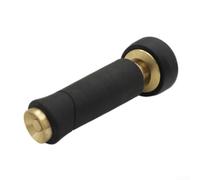 Durashmall Buse de tuyau d'arrosage robuste en laiton avec motifs réglables pour arroser efficacement les plantes, nettoyer les véhicules et les tâches de rinçage à haute pression, noir