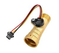 Durashmall Chauffe-eau à gaz en cuivre avec capteur de débit électronique 1-30 L min CC 3-18 V pour chauffe-eau solaire purificateur d'eau distributeur 66 x 22 x 12 mm