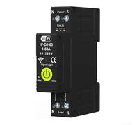 Durashmall Compteur d'énergie Wi-Fi intelligent à 2 voies, surveillance en temps réel avec télécommande et voix pour une surveillance efficace de l'énergie domestique